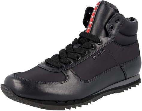 prada sneakers on sale mens|prada men's sneakers high top.